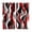 Red, variant on Purple Stripe Kitchen Curtains Small Short 39 Inch Length, Black Grey White Gradient Striped Geometric Grommet Bedroom Living Room Curtains, Light Filtering Cafe Curtain Drapes 2 Panels Set 55''x39''