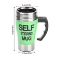 thumbnail image 4 of Taza de Mezcla Automática de Leche Eléctrica de Acero Taza Auticica de Acero inoxidable, 4 of 7