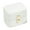 White, variant on Travelwant Gorgeous Ring Box Premium Leather Ring Gift Box for Wedding,Proposal Jewelry Storage Case