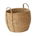 thumbnail image 3 of oshhni Woven Planter Basket Ornament Plant Container for Office Yard Indoor Outdoor 25cmx25cmx23cm, 3 of 9