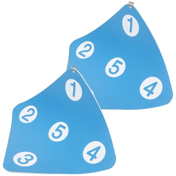 ELAYARD 2Pcs Sky Blue Hanging Archery Wall Targets Double Sided Durable Bow Training