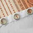 thumbnail image 4 of Feelyou Vintage Orange Aztec Black Out Curtains, Mid Century Fashion Curtains Pack of 2 (42x63 Each), Teens Adult Women Men Bedroom Curtains, Living Room Curtains Decor, 4 of 6