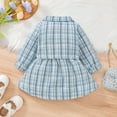 thumbnail image 6 of Lovebay Infant Baby Girls Long Sleeve Princess Dress Plaid Cardigan Coat Formal Outfits, 6 of 8