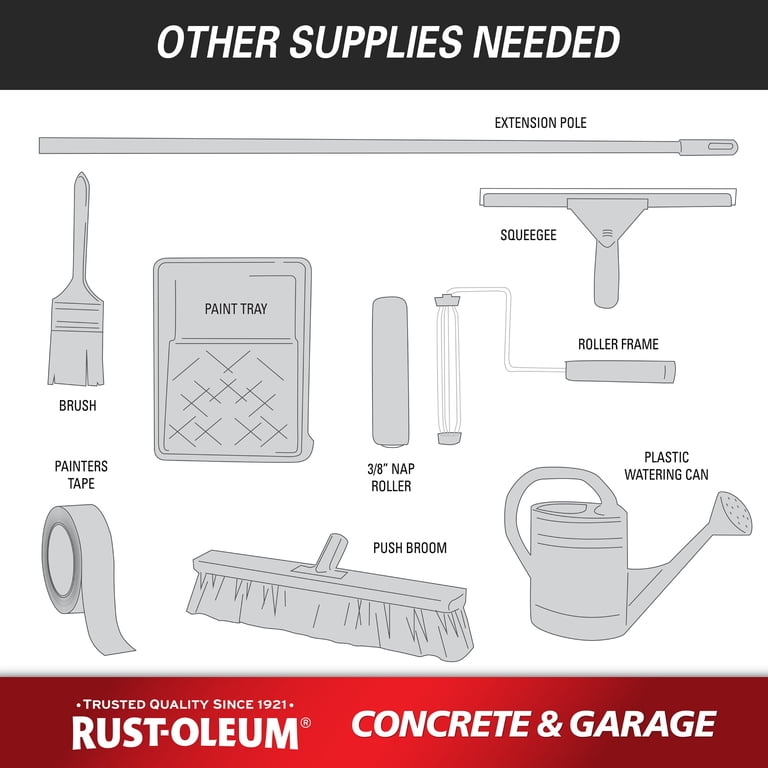 Rust-Oleum Concrete & Garage Floor Paint, Armor Gray 1-Gallon photo 8