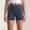 Dark Gray, variant on Womens Sweat Shorts Polyester High Waisted Stretch Ankle Pants for Women Business Casual Travel Athletic Work Yoga Shorts with Pockets for Wowomen Navy,S