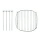thumbnail image 2 of Brochetas de Barbacoa de Acero inoxidable de Doble Capa Bandeja para Hornear Freidora Al Aire Libre BBQ Roaster Rotisserie Sobre 304 Silver de Acero inoxidable 1 Paquete, 2 of 7
