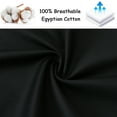 thumbnail image 3 of Fitted Sheet 16 inch Deep Pocket 600 Thread Count 100% Cotton Flat Sheet Bedding, 3 of 7