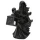 thumbnail image 4 of Adorno LED de Halloween, escultura de bruja de resina, estatua, linterna para jardín, terraza, festivales, color negro, 4 of 10