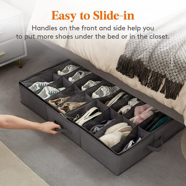 Storagelab under bed shoe storage organizer sale
