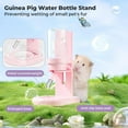 thumbnail image 5 of Hamster Water Bottle No Drip – 4 oz Guinea Pig Water Bottle for Glass Tank with Adjustable Stand, Leak Proof Small Animal Water Dispenser for Cage for Gerbil Chinchilla Ferret Hedgehog, 5 of 8