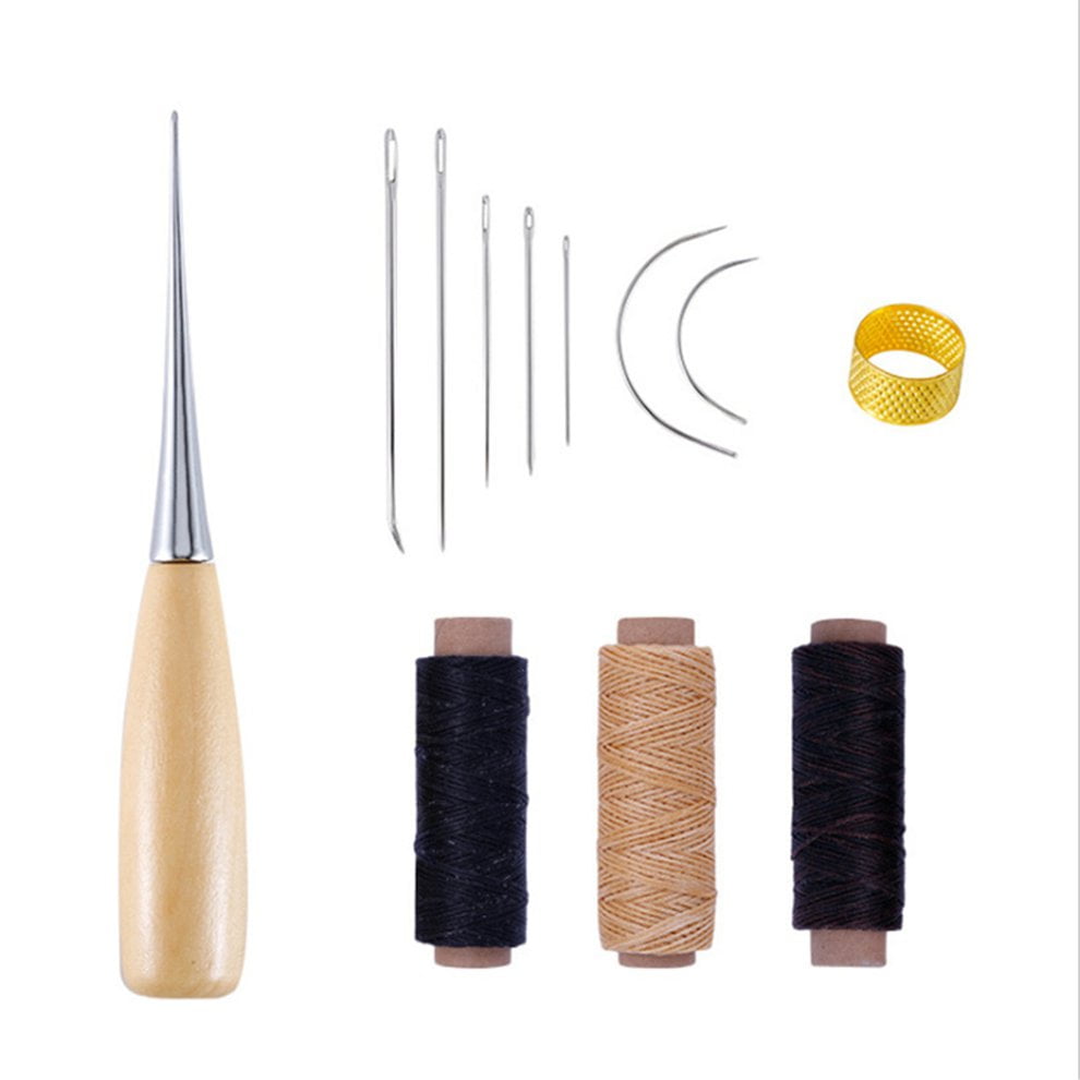 1 Set Replacement Sewing Needle Awl Leather Craft Sewing Accessories