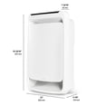 thumbnail image 2 of Stelpro White Oasis Wall Fan Heater - 2000W, 240 Volts - Built-In Thermostat, 2 of 8