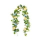 thumbnail image 1 of Guirnalda de eucalipto artificial, decoración de flores verdes, guirnalda colgante de 1,8 m flor amarilla, 1 of 9