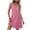 Pink A1, variant on WMTBSRSW Womens Summer Dresses 2024 Loose V Neck Sleeveless Swimsuit Beach Sundresses Casual Eyelet Vacation Cover Up Dress with Pockets