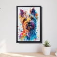 thumbnail image 5 of Skye Terrier Dog Poster Wall Art for Bedroom Living Room Funny Graffiti Dog Picture Cool Dog Decor Wall Art, 5 of 6