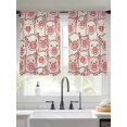 thumbnail image 2 of Farm Animals Cheek Sheer Curtains 2 Panels Set Cute Cartoon Funny Pig Face Graffiti Sheer Window Curtains Light Filtering Rod Pocket Voile Drapes for Bedroom Living Room 52"x54", 2 of 9