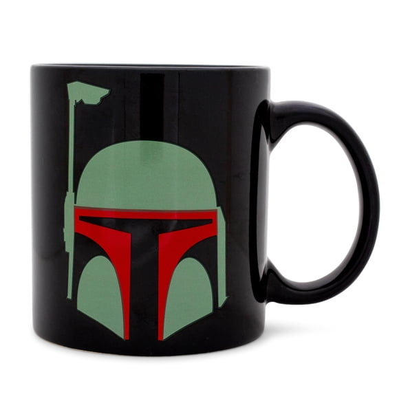 Taza de café Silver Buffalo Star Wars Boba Fett Helmet 600 ml