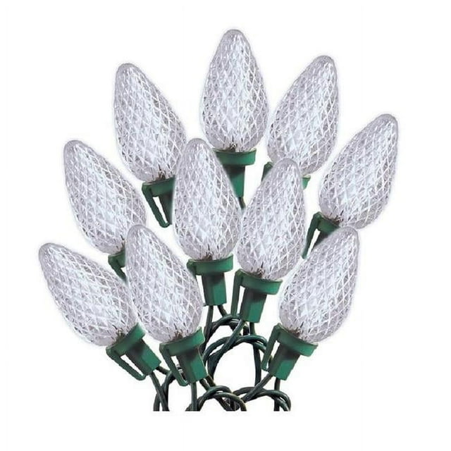 Celebrations 9046474 Staylit C9 Christmas LED Light Set, Cool White - 25 Count