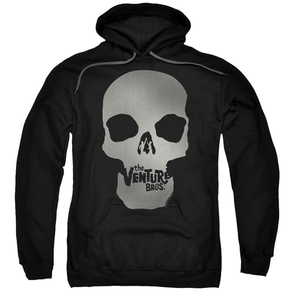 The Venture Bros Skull Logo Adult Pullover Hoodie Sweatshirt Black