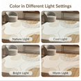 thumbnail image 7 of ODIKA 8'x10' Washable Area Rug Beige Neutral Tan Abstract Marbled Swirl Tonal Gradient Oatmeal for King Size Bedroom Under Bed, Master Suite, Non-Shedding, Easy Care, 7 of 7