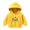 thumbnail image 2 of Herrnalise Toddler Boys Christmas Sweatshirts Hoodies Christmas Prints Pullover Tops Kids Hooded Sweaters Xmas Outerwear, 2 of 7