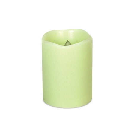 flameless candles light pillar operated honeydew battery led pack