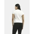 thumbnail image 3 of Women's No Boundaries Johnny Collar Polo Shirt, Sizes XXS - XXL, 3 of 5