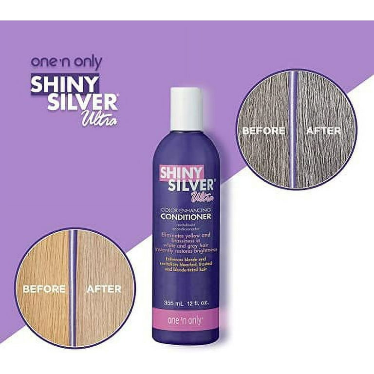 ONE 'N ONLY Shiny Silver Color Enhancing Conditioner (12oz) ONE 'N ONLY Shiny Silver Color Enhancing Conditioner (12oz)