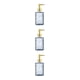 thumbnail image 1 of Injueey Dispensador de jabón reutilizable de gran capacidad y ecológico para dispensador de jabón Manual, cubierta gris-dorada de amplia Type1 NO1, 1 of 6