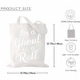 thumbnail image 2 of I'm a Ghoul on a Roll 60S 70S Tie Dye Hippie Halloween Costume Canvas Bag 3Pcs, 2 of 5