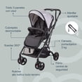 thumbnail image 4 of Carriola para bebe y Portabebe para auto - Asiento Giratorio 360º - Hasta 4 Años o 15 kg, 4 of 10