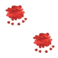 thumbnail image 1 of bedienty Paper Scraps Plastic Material Color Retention Confetti Scramble Assortment Shape Resistant for Valentine's Day Red15mm 2Set, 1 of 6