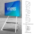 thumbnail image 3 of FITUEYES Meuble Télé Moderne sur Pied pour Téléviseurs de 45 à 75 Pouces Table Meuble Support Télé avec Pivot et Hauteur Ajustable VESA Max 600x400 mm, 3 of 7