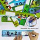 thumbnail image 3 of Cuadro de bolsillo con conteo de matemáticas, póster de matemáticas para el aula, para el aprendizaje temprano en el hogar, azul, 3 of 5