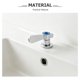 thumbnail image 3 of KALLORY 2Ud Manijas Para De Lavabo Y Ducha Con Montaje Fácil Y Construcción Metálica Duradera Para Uso Diario, 3 of 7