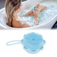 thumbnail image 2 of Unique Bargains 1 Pc Cartoon Octopus Bath Brush Shower Brush Large Light Blue, 2 of 6