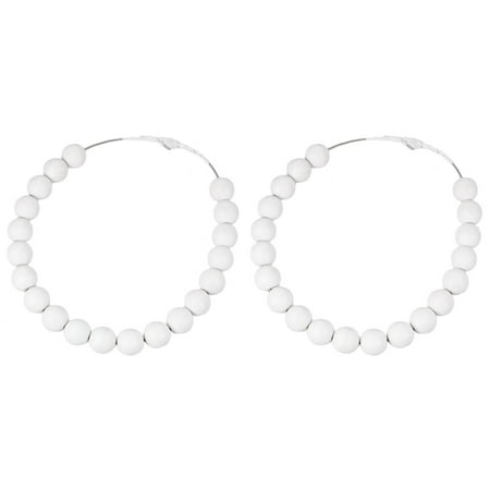 

NUOLUX Flag Pole Flagpole Ring Retainer Beaded Hardware Attachment Garden Bead Holder Accessories White Flag Clips Ring