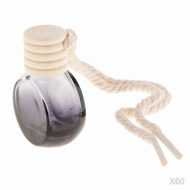 60pcs 10ml Botella de de Perfume Vacía Botella de Difusor de Coche Ambientador de Aire