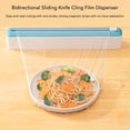 thumbnail image 4 of Plastic Wrap Dispenser With Cutter PP Materials Multi Purpose Household Accessories  Size Refillable, 4 of 8