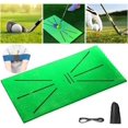 thumbnail image 2 of Tapete de entrenamiento de golf, tapete de entrenamiento para práctica de mini golf, ayuda para el entrenamiento, alfombra de ayuda para entrenamiento de putt y chipping de golf, 2 of 5