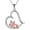 French Bulldog, variant on French Bulldog Guinea Pig Fox Sloth Necklace 925 Sterling Silver Cute Animal Heart Pendant Jewelry Gifts for Women