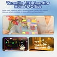 thumbnail image 4 of Creative Rewritable Acrylic LED Message Board, Drawing Board, Message Board, and Doodle Board, with 7 Markers, Suitable for Home, School, Restaurant, and Bar (Black11.8 * 7.8in), 4 of 7