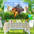 thumbnail image 4 of The Lion King Backdrop for Birthday Party Decorations, Wild Jungle Background for Baby Shower Party Cake Table Decorations Supplies, The Lion King Theme Banner, 5x3ft, 4 of 5