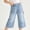 Light Blue, variant on ATOGUTA Girls Baggy Jeans Baggy Denim Pants Elastic High Waist Wide Leg Jeans with Pockets Size 1T-12, Light Blue