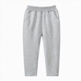thumbnail image 4 of Gibobby Boys Pants Toddler Pants Sweatpants 2T 3T 4T 5T 6T 7T Boys Soft Joggers Athletic Pull On Sweat Pants With Pockets For Kids Clothes Boys Athletic Pants(2-3 Years,Light Gray), 4 of 4