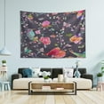 thumbnail image 4 of FREEAMG Vintage Bird Butterfly Tapestry Aesthetic Tapestry Wall Hanging for Home Decor 90" x 60" Inches, 4 of 6