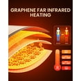 thumbnail image 5 of 1 Person Far Infrared Sauna for Home Spa, Low EMF Wooden Dry Sauna Room with LCD Control Panel, Tempered Glass Door, 7 Colors Lighting, 66.93"x31.44"x31.44", 5 of 9