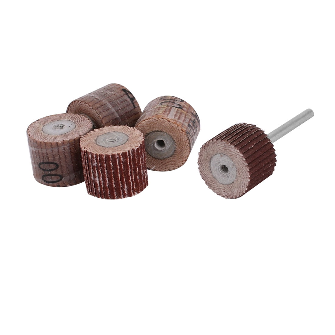 5pcs 15mm Dia 400 Grit Sandpaper Flap Sanding Wheel Grinding Head w
