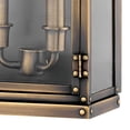 thumbnail image 4 of 2005DS Hinkley Lighting Hamilton - Two Light Outdoor Large Wall Mount in Traditional Style - 8.5 Inches Wide by 18.25 Inches High, 4 of 6