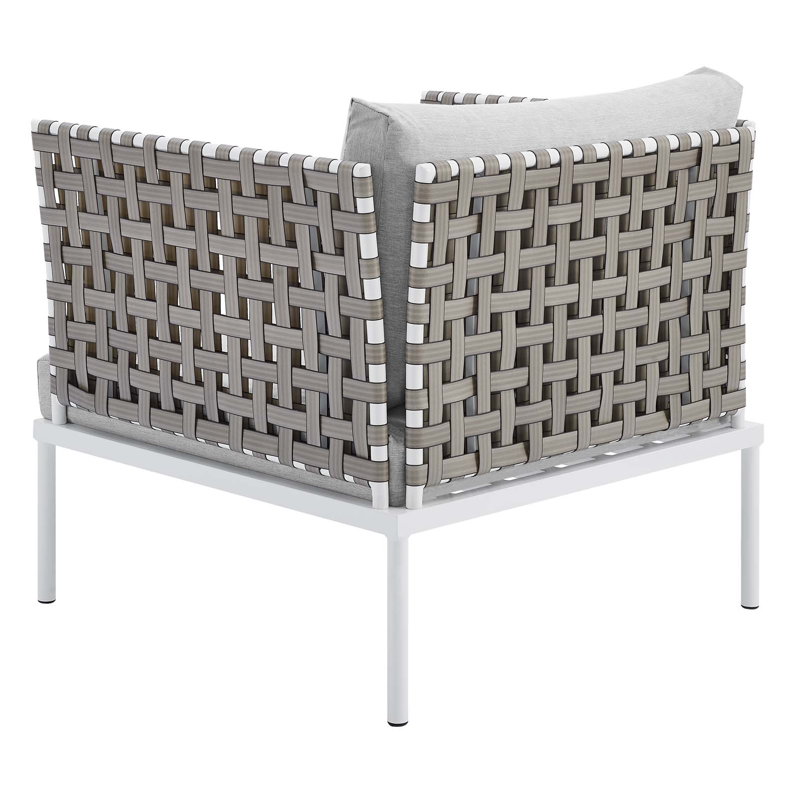 Side Lounge Chair Armchair, Sunbrella, Aluminum, Metal, Steel, Grey Gray, Modern Contemporary Urban Design, Outdoor Patio Balcony Cafe Bistro Garden Furniture Hotel Hospitality - image 5 of 8